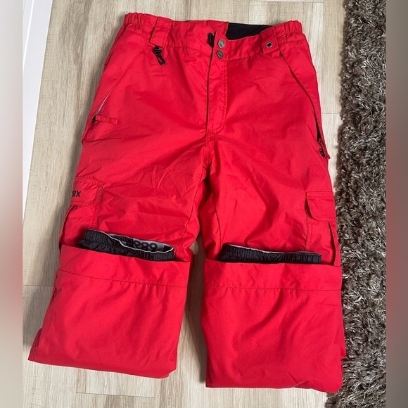 686 Boys snowboard Evolution Insulated InfiDry Pants Snowboard size XL Red - Picture 2 of 7